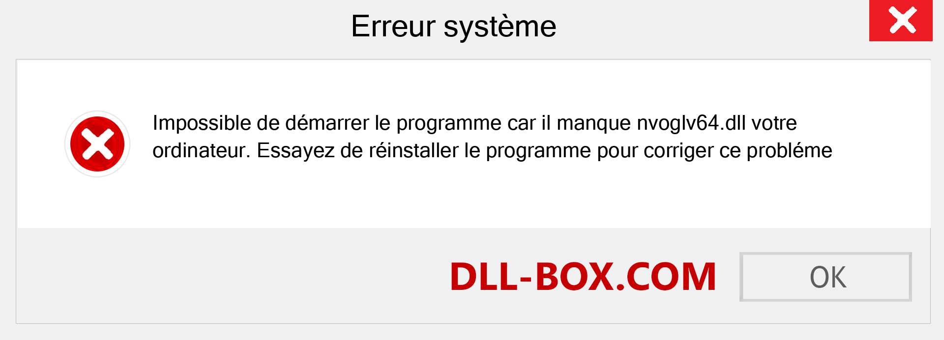 Le fichier nvoglv64.dll est manquant ?. Télécharger pour Windows 7, 8, 10 - Correction de l'erreur manquante nvoglv64 dll sur Windows, photos, images